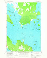 Lime Island Michigan Historical topographic map, 1:24000 scale, 7.5 X 7.5 Minute, Year 1964