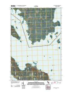 Lime Island Michigan Historical topographic map, 1:24000 scale, 7.5 X 7.5 Minute, Year 2011
