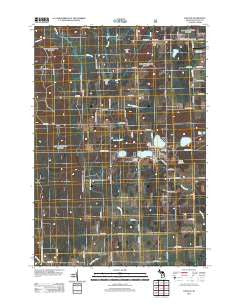 Lincoln Michigan Historical topographic map, 1:24000 scale, 7.5 X 7.5 Minute, Year 2012