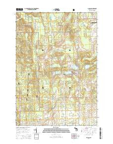 Lincoln Michigan Historical topographic map, 1:24000 scale, 7.5 X 7.5 Minute, Year 2014