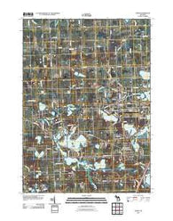 Linden Michigan Historical topographic map, 1:24000 scale, 7.5 X 7.5 Minute, Year 2011