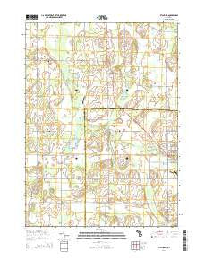 Litchfield Michigan Historical topographic map, 1:24000 scale, 7.5 X 7.5 Minute, Year 2014