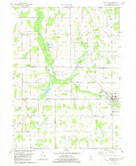 Litchfield Michigan Historical topographic map, 1:24000 scale, 7.5 X 7.5 Minute, Year 1980