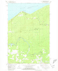Little Girls Point Michigan Historical topographic map, 1:24000 scale, 7.5 X 7.5 Minute, Year 1980