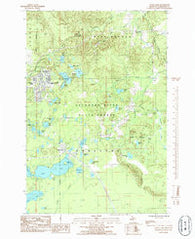 Little Lake Michigan Historical topographic map, 1:24000 scale, 7.5 X 7.5 Minute, Year 1985