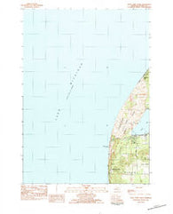 Little Point Sable Michigan Historical topographic map, 1:25000 scale, 7.5 X 7.5 Minute, Year 1983