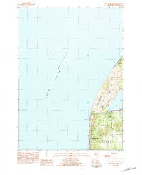 Little Point Sable Michigan Historical topographic map, 1:25000 scale, 7.5 X 7.5 Minute, Year 1983