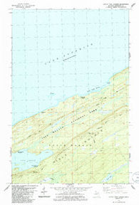 Little Todd Harbor Michigan Historical topographic map, 1:24000 scale, 7.5 X 7.5 Minute, Year 1985
