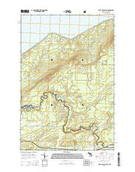 Little Girls Point Michigan Historical topographic map, 1:24000 scale, 7.5 X 7.5 Minute, Year 2014