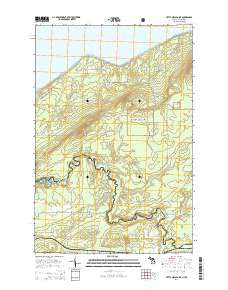 Little Girls Point Michigan Historical topographic map, 1:24000 scale, 7.5 X 7.5 Minute, Year 2014