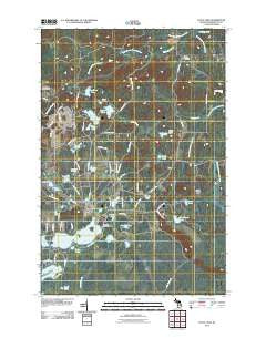 Little Lake Michigan Historical topographic map, 1:24000 scale, 7.5 X 7.5 Minute, Year 2011