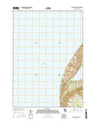 Little Point Sable Michigan Current topographic map, 1:24000 scale, 7.5 X 7.5 Minute, Year 2017