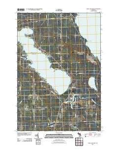 Long Lake East Michigan Historical topographic map, 1:24000 scale, 7.5 X 7.5 Minute, Year 2011