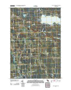 Long Lake West Michigan Historical topographic map, 1:24000 scale, 7.5 X 7.5 Minute, Year 2011
