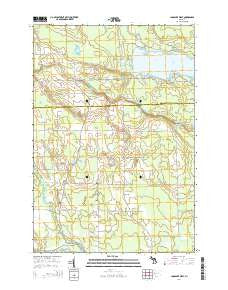 Long Lake West Michigan Historical topographic map, 1:24000 scale, 7.5 X 7.5 Minute, Year 2014