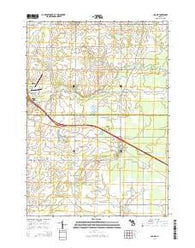 Loomis Michigan Historical topographic map, 1:24000 scale, 7.5 X 7.5 Minute, Year 2014