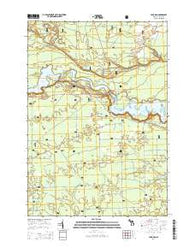 Loud Dam Michigan Historical topographic map, 1:24000 scale, 7.5 X 7.5 Minute, Year 2014