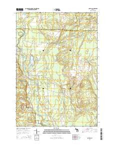 Lovells Michigan Historical topographic map, 1:24000 scale, 7.5 X 7.5 Minute, Year 2014