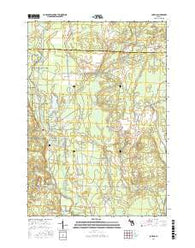 Lovells Michigan Current topographic map, 1:24000 scale, 7.5 X 7.5 Minute, Year 2017