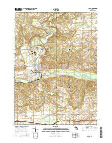 Lowell Michigan Historical topographic map, 1:24000 scale, 7.5 X 7.5 Minute, Year 2014