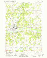 Lowell Michigan Historical topographic map, 1:24000 scale, 7.5 X 7.5 Minute, Year 1978
