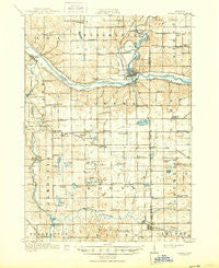 Lowell Michigan Historical topographic map, 1:62500 scale, 15 X 15 Minute, Year 1918