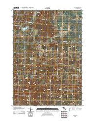 Lucas Michigan Historical topographic map, 1:24000 scale, 7.5 X 7.5 Minute, Year 2011