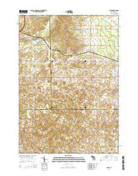 Lucas Michigan Historical topographic map, 1:24000 scale, 7.5 X 7.5 Minute, Year 2014