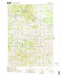 Lucas Michigan Historical topographic map, 1:25000 scale, 7.5 X 7.5 Minute, Year 1983