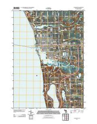 Ludington Michigan Historical topographic map, 1:24000 scale, 7.5 X 7.5 Minute, Year 2011