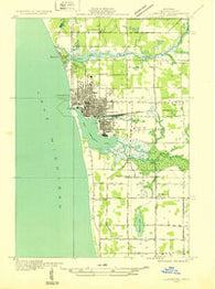 Ludington Michigan Historical topographic map, 1:31680 scale, 7.5 X 7.5 Minute, Year 1932