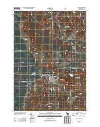 Luther Michigan Historical topographic map, 1:24000 scale, 7.5 X 7.5 Minute, Year 2012
