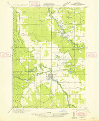 Luther SW Michigan Historical topographic map, 1:31680 scale, 7.5 X 7.5 Minute, Year 1933