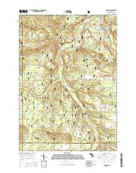 Luzerne Michigan Historical topographic map, 1:24000 scale, 7.5 X 7.5 Minute, Year 2014