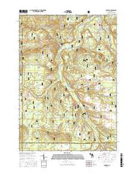 Luzerne Michigan Current topographic map, 1:24000 scale, 7.5 X 7.5 Minute, Year 2017