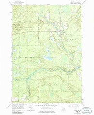 Luzerne NW Michigan Historical topographic map, 1:24000 scale, 7.5 X 7.5 Minute, Year 1963