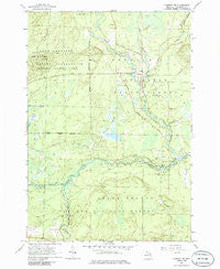 Luzerne NW Michigan Historical topographic map, 1:24000 scale, 7.5 X 7.5 Minute, Year 1963