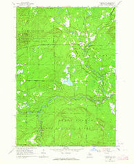 Luzerne NW Michigan Historical topographic map, 1:24000 scale, 7.5 X 7.5 Minute, Year 1963
