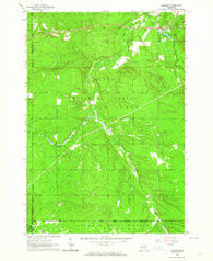 Luzerne Michigan Historical topographic map, 1:24000 scale, 7.5 X 7.5 Minute, Year 1963