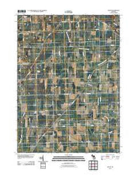 Macon Michigan Historical topographic map, 1:24000 scale, 7.5 X 7.5 Minute, Year 2011