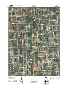 Macon Michigan Historical topographic map, 1:24000 scale, 7.5 X 7.5 Minute, Year 2011