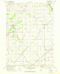 Macon Michigan Historical topographic map, 1:24000 scale, 7.5 X 7.5 Minute, Year 1967