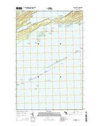 Malone Bay Michigan Historical topographic map, 1:24000 scale, 7.5 X 7.5 Minute, Year 2014