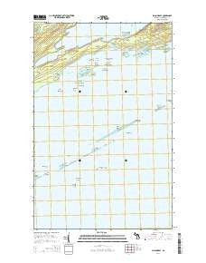 Malone Bay Michigan Historical topographic map, 1:24000 scale, 7.5 X 7.5 Minute, Year 2014