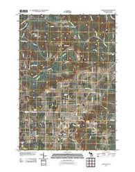 Mancelona Michigan Historical topographic map, 1:24000 scale, 7.5 X 7.5 Minute, Year 2011