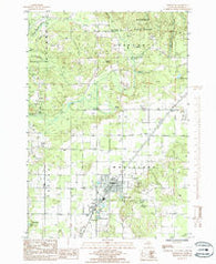 Mancelona Michigan Historical topographic map, 1:24000 scale, 7.5 X 7.5 Minute, Year 1985