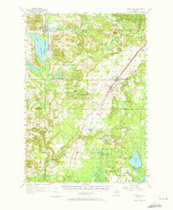 Mancelona Michigan Historical topographic map, 1:62500 scale, 15 X 15 Minute, Year 1956
