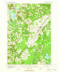Mancelona Michigan Historical topographic map, 1:62500 scale, 15 X 15 Minute, Year 1956