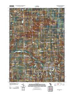 Manchester Michigan Historical topographic map, 1:24000 scale, 7.5 X 7.5 Minute, Year 2011