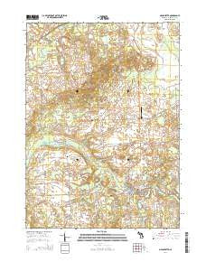 Manchester Michigan Historical topographic map, 1:24000 scale, 7.5 X 7.5 Minute, Year 2014